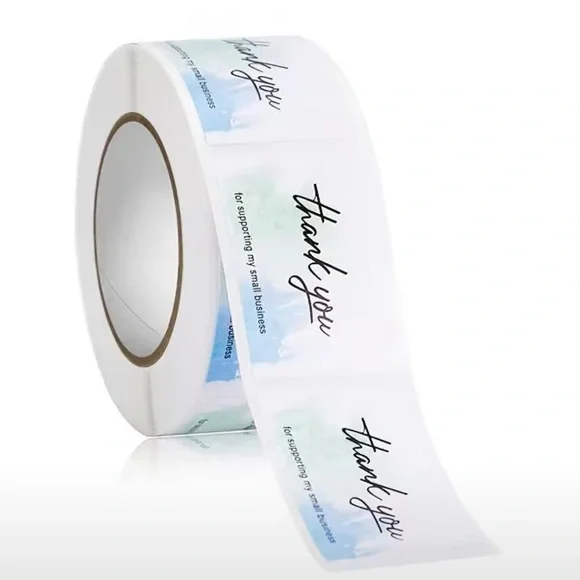 350 1”x1.45” Thank You for supporting my small business Stickers PRICE IS FIRM - Picture 2 of 3